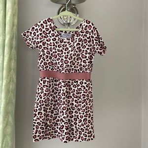 Old Navy dress pink leopard